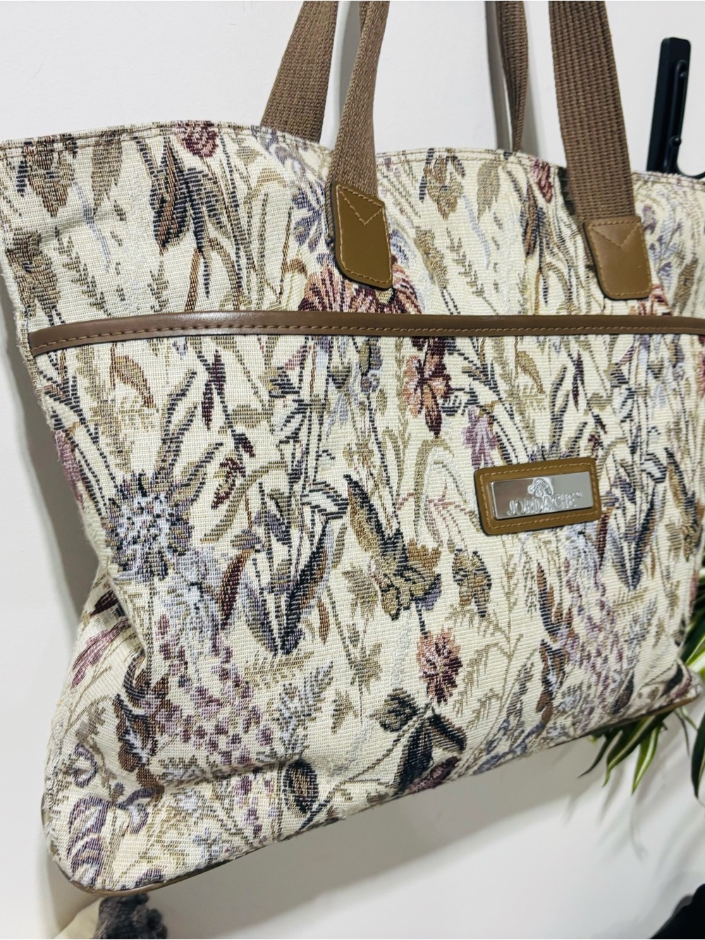 Vintage!❤️Jordache Tapesty Everyday Tote - Picture 3 of 7